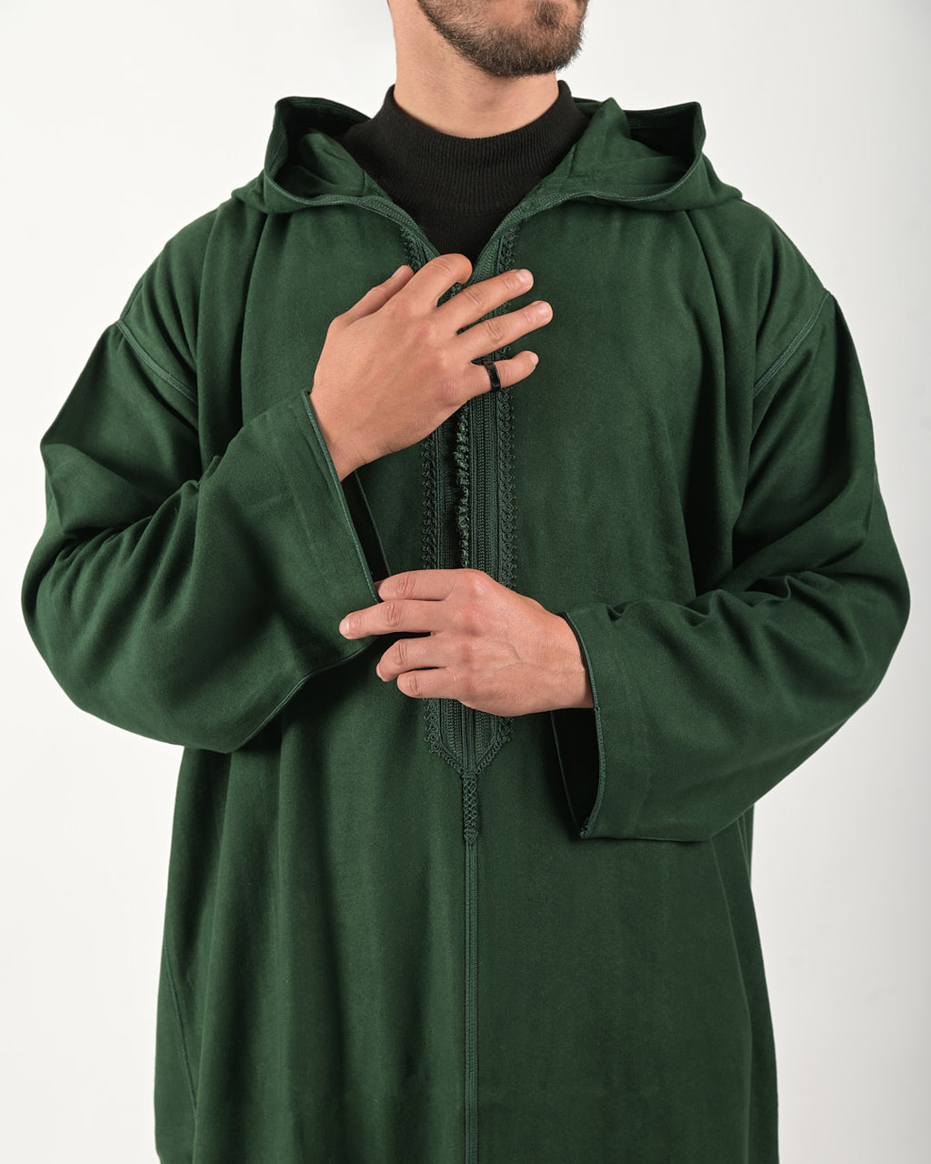 JELLABA HIVER VERT EMERAUDE