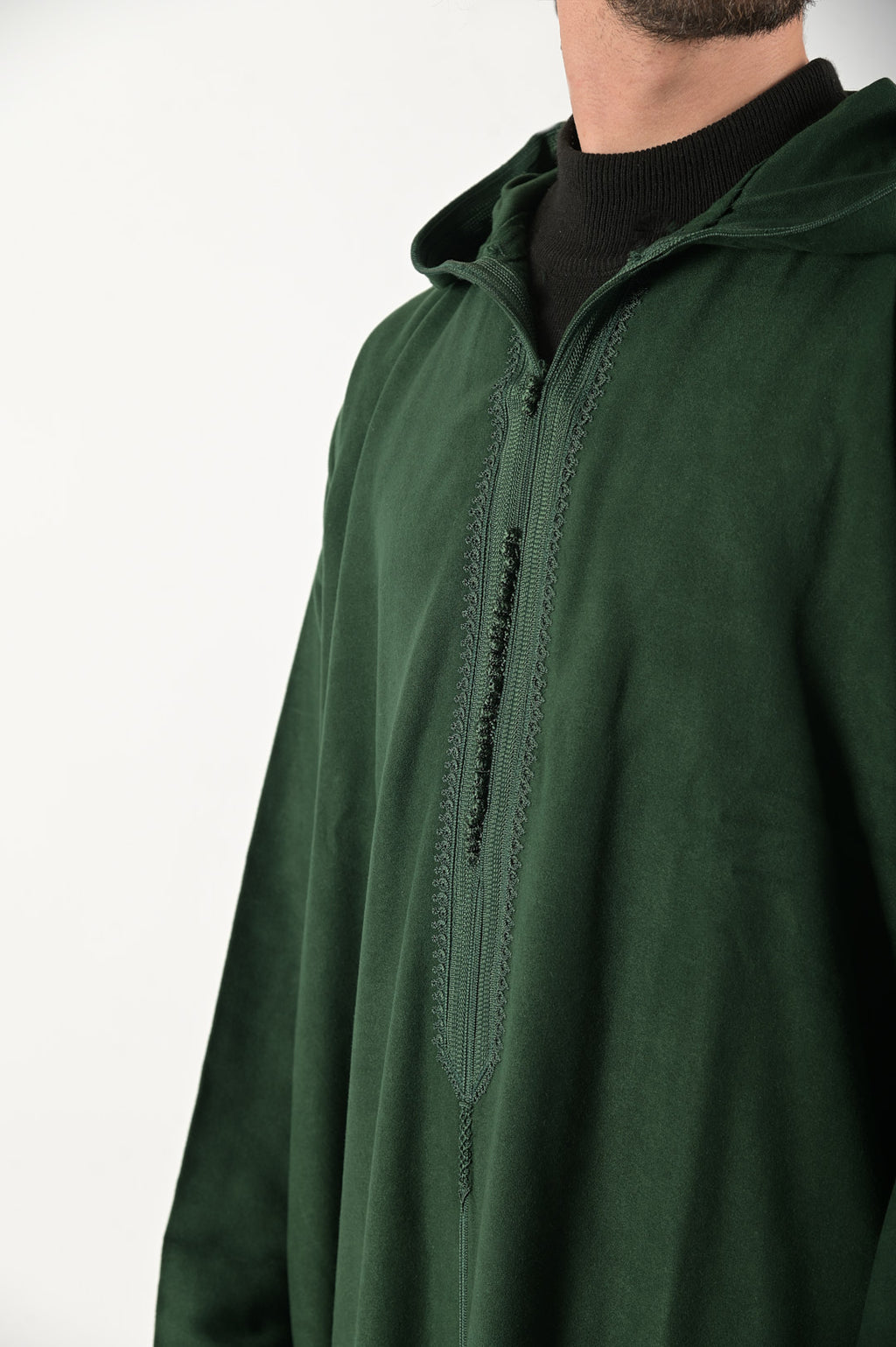 JELLABA HIVER VERT EMERAUDE