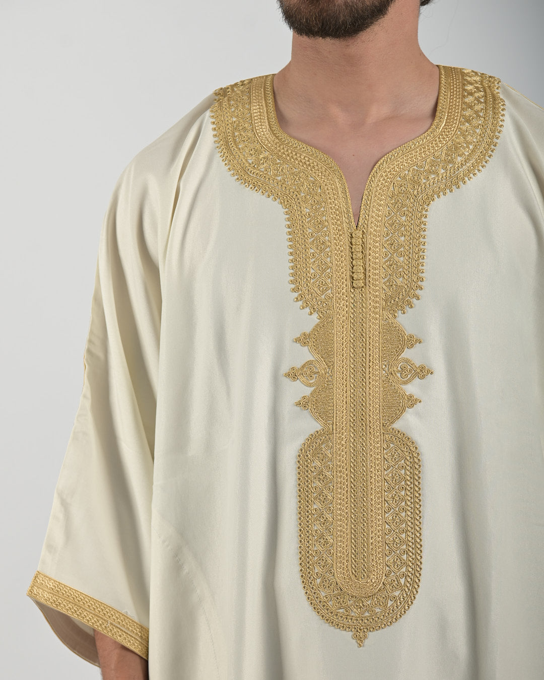 GANDOURA BLANCHE/DORE