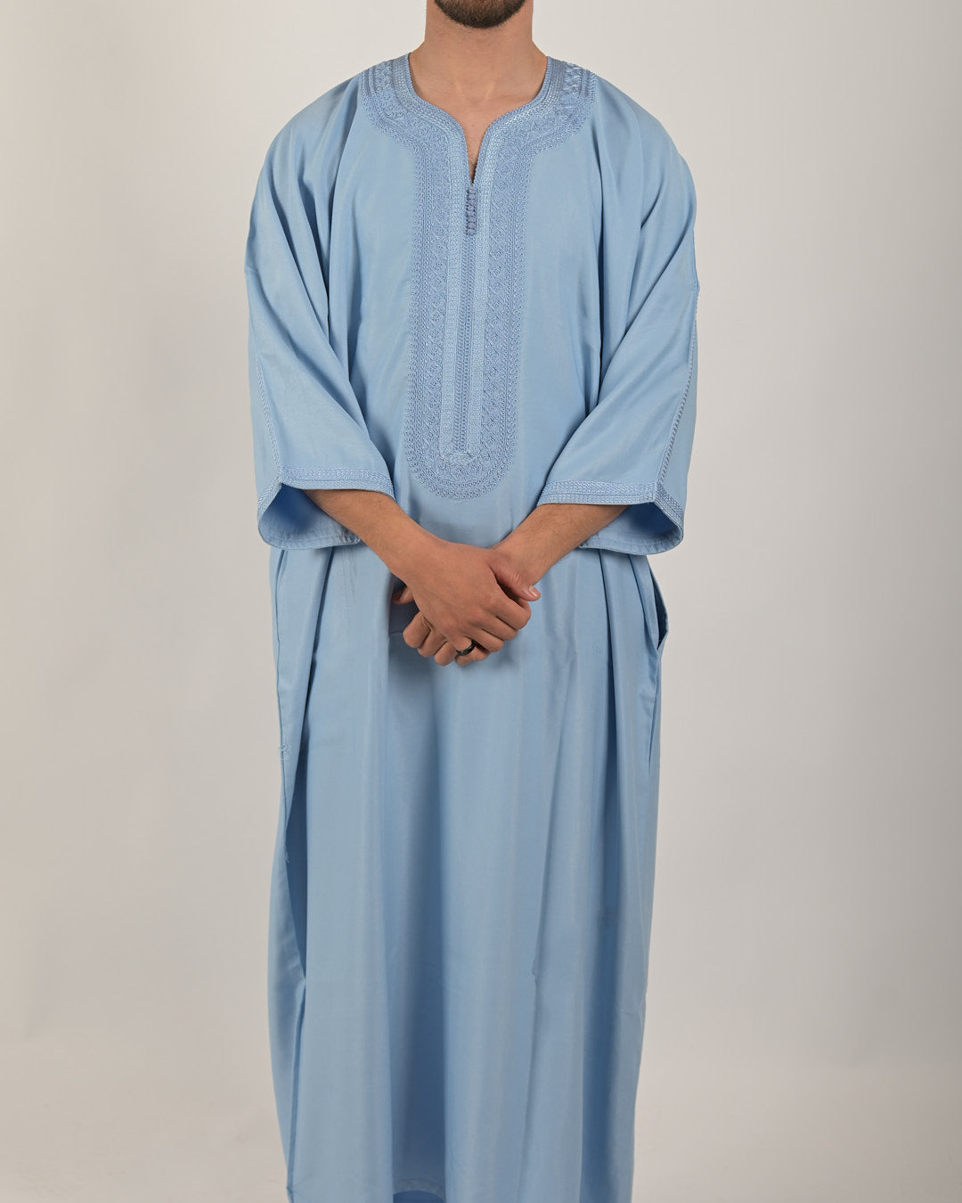 GANDOURA BLEUE CIEL