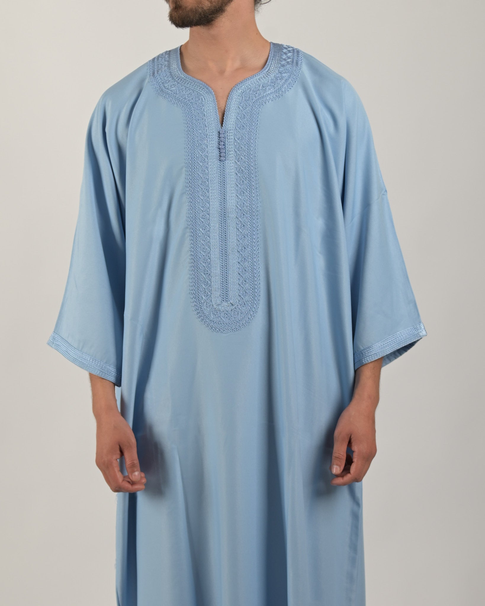 GANDOURA BLEUE CIEL