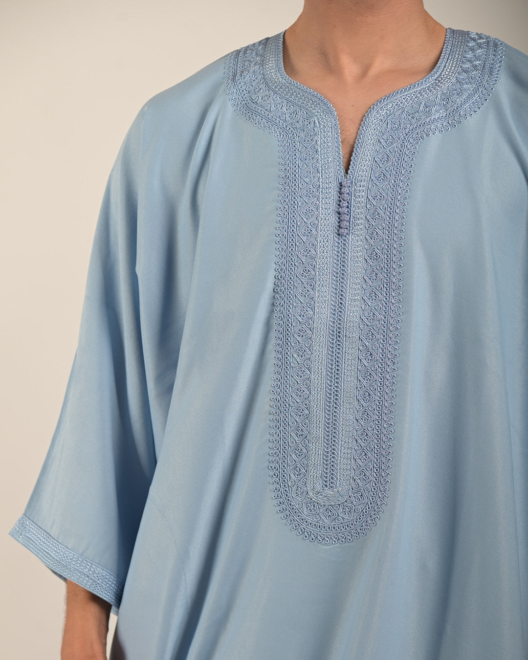 GANDOURA BLEUE CIEL