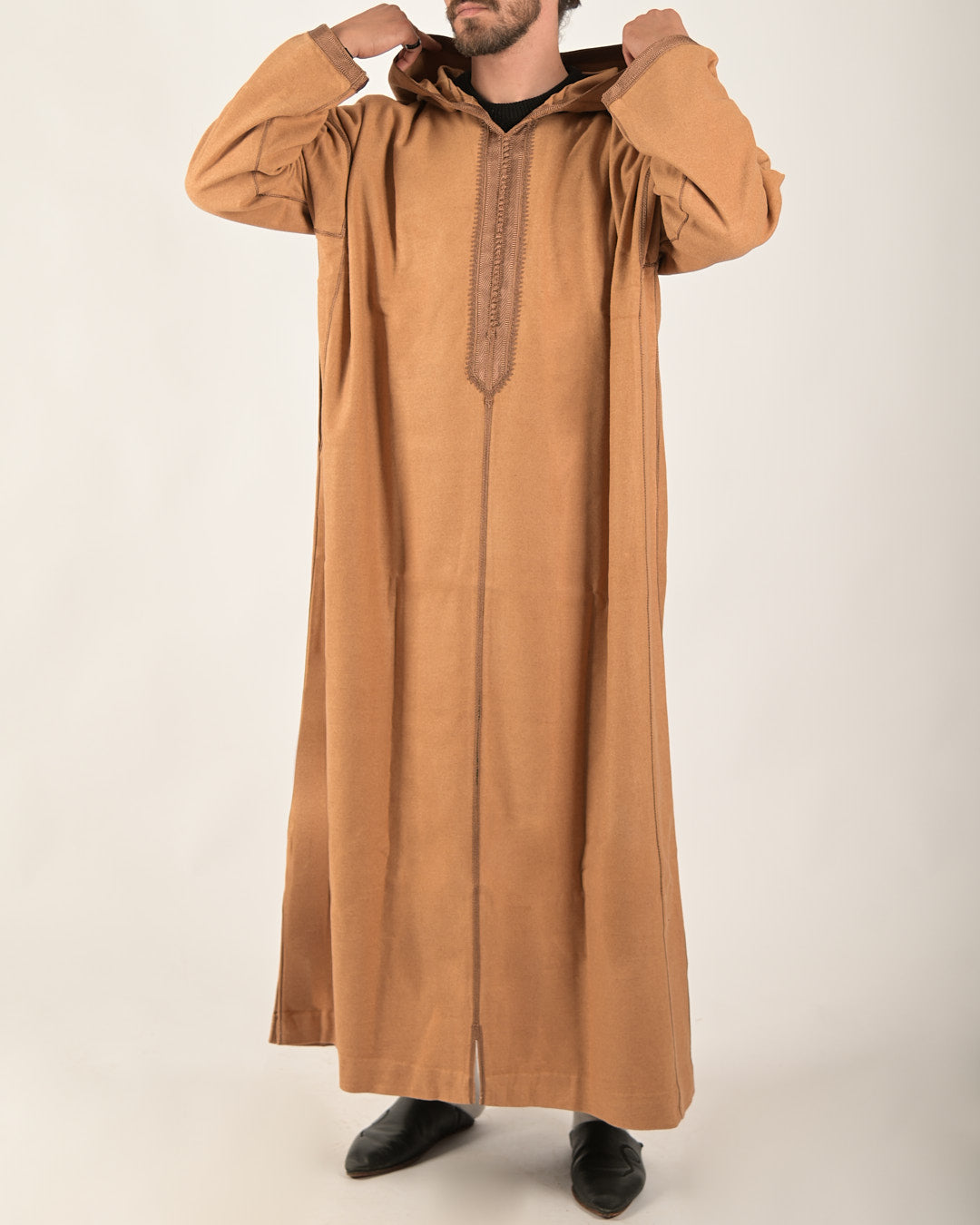 JELLABA HIVER CAMEL
